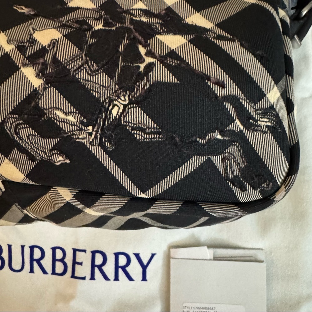 Authentic Burberry Essential Checked Crossbody Bag - image 6